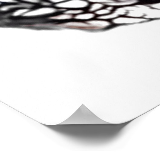 Mozaïek Eagle Portret Poster (Hoek)