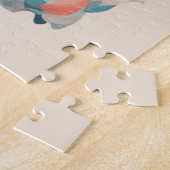 Mozaïek esthetische kleurrijke kat legpuzzel (Zijkant)