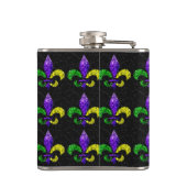 Mozaïek Fleur-de-lis Heupfles (Achterkant)