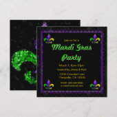 Mozaïek Fleur-de-lis Uitnodigingen (Voorkant / Achterkant)