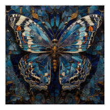 Mozaïek Flutter - 3D Vlinder Moderne Kunst