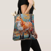 Mozaïek Fox Forest Tote Bag (Dichtbij)