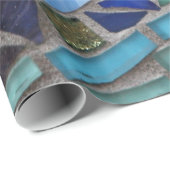 Mozaïek gekleurd glas steen kunst inpakpapier (Rol Hoek)