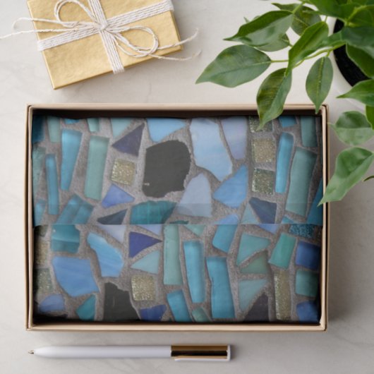 Mozaïek gekleurd glas Stone Art tissue papier (Geschenk)