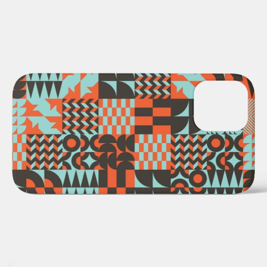 Mozaïek geometrische tegels, naadloos elegant patr Case-Mate iPhone case (Achterkant (horizontaal))