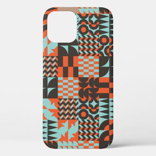 Mozaïek geometrische tegels, naadloos elegant patr Case-Mate iPhone case (Achterkant)