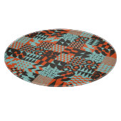 Mozaïek geometrische tegels, naadloos elegant patr snijplank (Hoek)