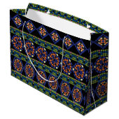 Mozaïek geschenktas groot cadeauzakje (Achterkant Gekanteld)