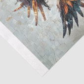 Mozaïek Gevleugelde Engel Decoupage Tissuepapier (Detail)