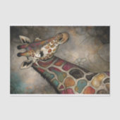 Mozaïek Giraffe Decoupage Tissuepapier (Voorkant)