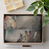 Mozaïek Giraffe Decoupage Tissuepapier (Geschenk)