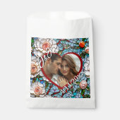 Mozaïek Glas in lood en Tegel bruiloft gepersonali Bedankzakje (Voorkant)