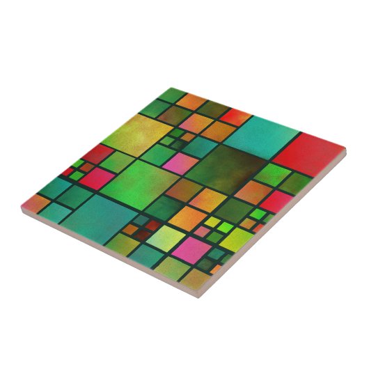 Mozaïek Glas in lood Pattern Kitchen Bathroom Tege Tegeltje (Zijkant)