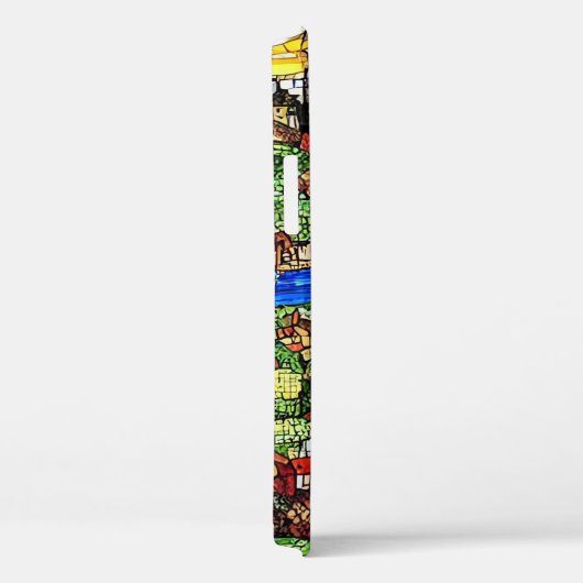 Mozaïek Glas in lood van het mediterrane Zee Case-Mate iPhone Case (Achterkant / Rechts)