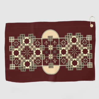 mozaïek golfhanddoek