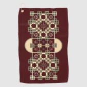 mozaïek golfhanddoek (Voorkant)
