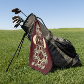 mozaïek golfhanddoek (Groen)