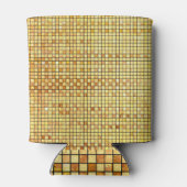 Mozaïek gouden glans, abstracte achtergrond. blikjeskoeler (Achterkant)