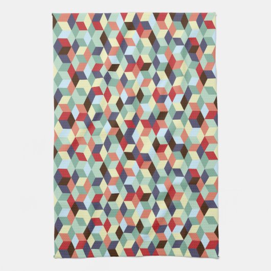 Mozaïek, handdoek (Verticaal)