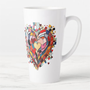 Mozaïek Hart van Liefde Latte Mok