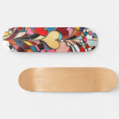 Mozaïek Hart van Liefde Persoonlijk Skateboard (Horizontaal)