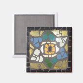 Mozaïek Harten Ster van David w/Evil Eye Magneet (Voorkant / Achterkant)