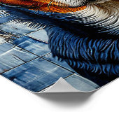 Mozaïek Hond Poster (Hoek)