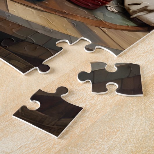 Mozaïek Hond spelen poker Legpuzzel (Zijkant)