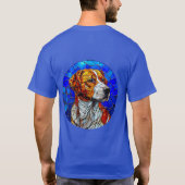 Mozaïek Hond T-shirt (Achterkant)