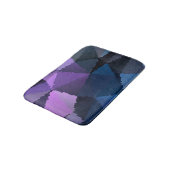 Mozaïek in blauw en roze kleuren badmat (Gekanteld)