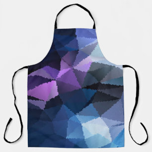 Mozaïek in blauw en roze kleuren schort