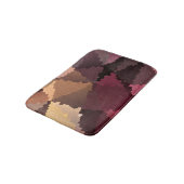 Mozaïek in bruin-roze en gele kleuren badmat (Gekanteld)