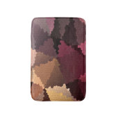 Mozaïek in bruin-roze en gele kleuren badmat (Voorkant Verticaal)