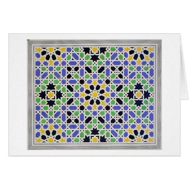 Mozaïek in de ado van de deur in de hal van de twe (Voorkant Horizontaal)