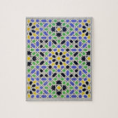 Mozaïek in de ado van de deur in de hal van de twe legpuzzel (Verticaal)