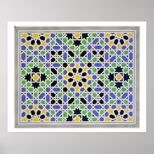 Mozaïek in de ado van de deur in de hal van de twe poster (Voorkant)