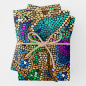 mozaïek inpakpapier vel (In situ)