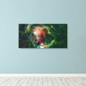 Mozaïek is van de Soul Nebula Canvas Afdruk (Insitu (Houten vloer))