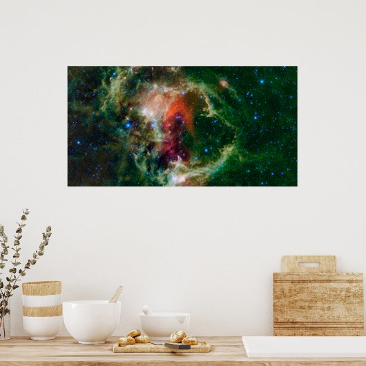Mozaïek is van de Soul Nebula Poster (Keuken)