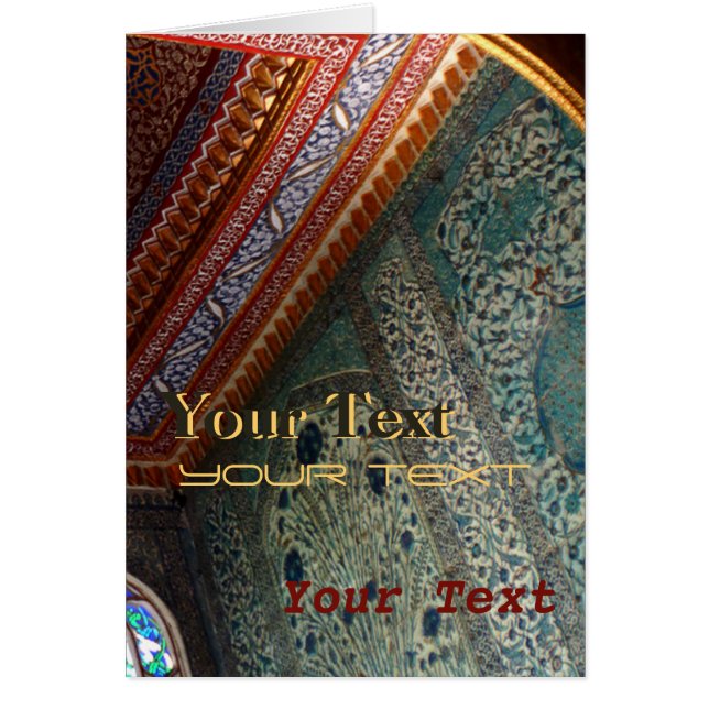 Mozaïek - Kaart groet-, noot (Voorkant)