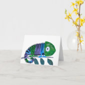 Mozaïek Kameleonkaart Kaart (Gele Bloem)