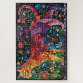 Mozaïek Kat Legpuzzel