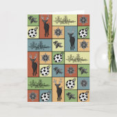 Mozaïek Kerst Kaart (Voorkant)