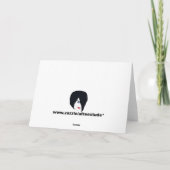 Mozaïek Kerstkaart Feestdagen Kaart (Achterkant)