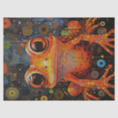 Mozaïek Kikker Decoupage Tissuepapier (Voorkant)