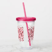 Mozaïek, kleine vierkantjes. acryl drinkbeker (Links)