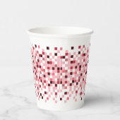 Mozaïek, kleine vierkantjes. papieren bekers (Rechts)