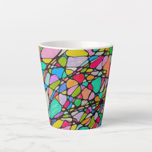 Mozaïek Latte Mok (Voorkant)