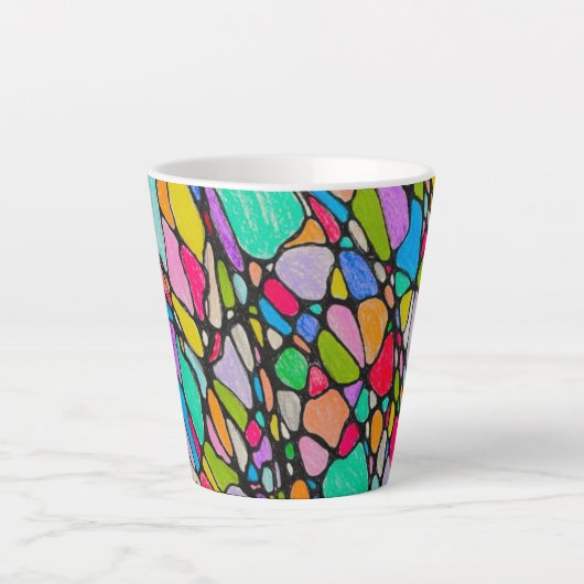 Mozaïek Latte Mok (Voorkant)