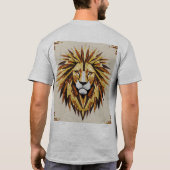 Mozaïek Leeuw T-shirt Design (Achterkant)